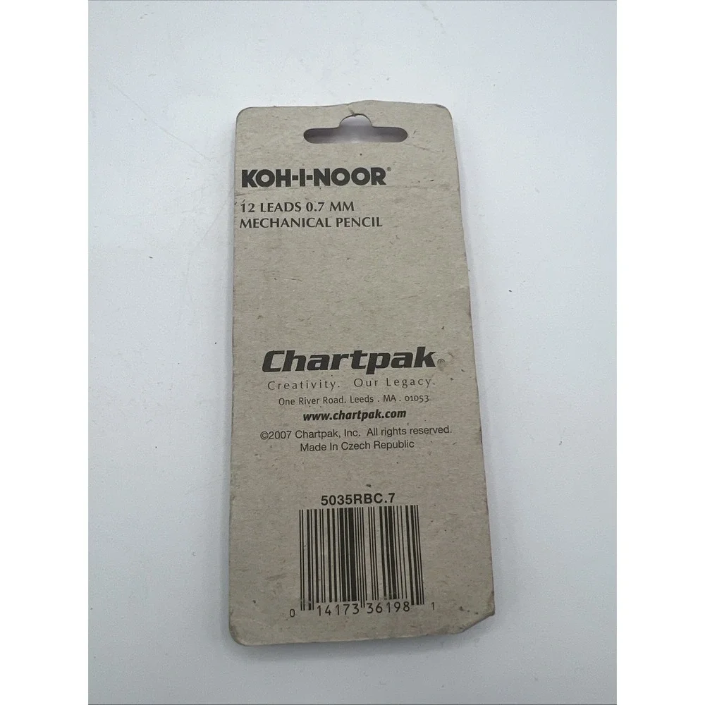Koh-I-Noor Mephisto Mechanical‎ Pencil 0.7MM HB Lead Refills, 12 per Pack 5035RB